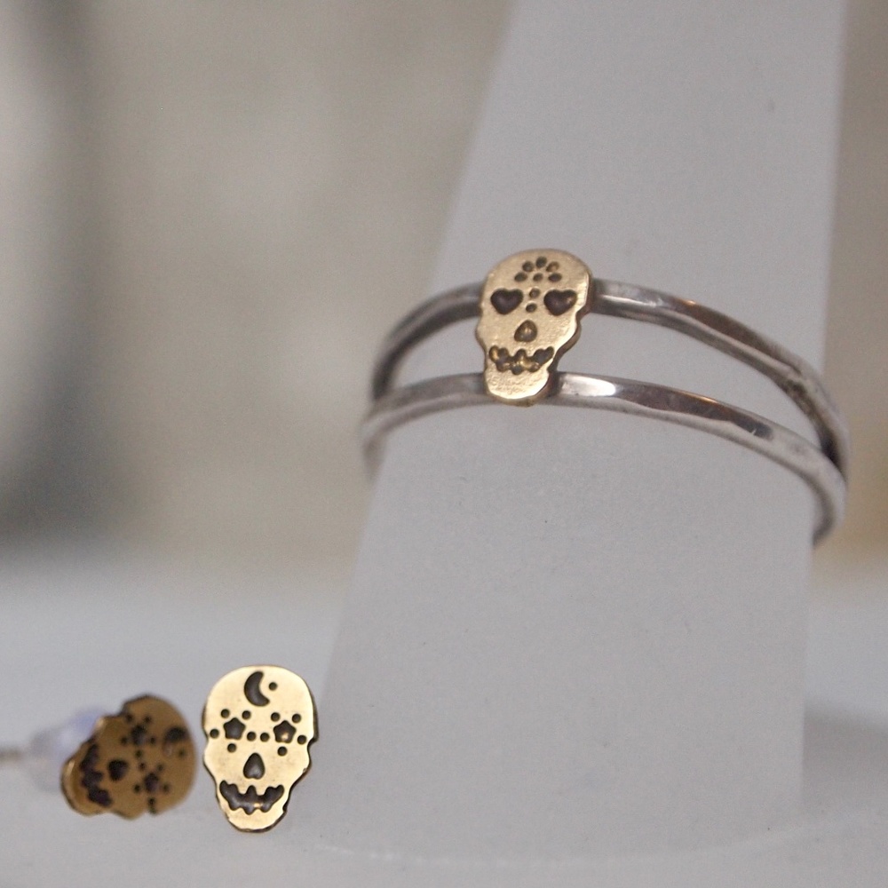 Sugar skull, stacking ring - Picture 7 of 12